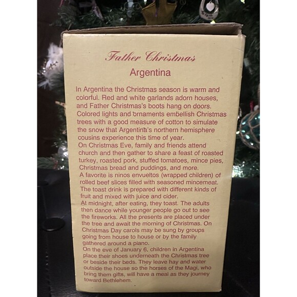 International Santa Claus Collection Father Xmas "Argentina" SC94 - 2007 EUC - Picture 9 of 9